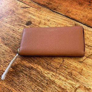 New Tory Burch Perry Colorblock Zip Continental Wallet